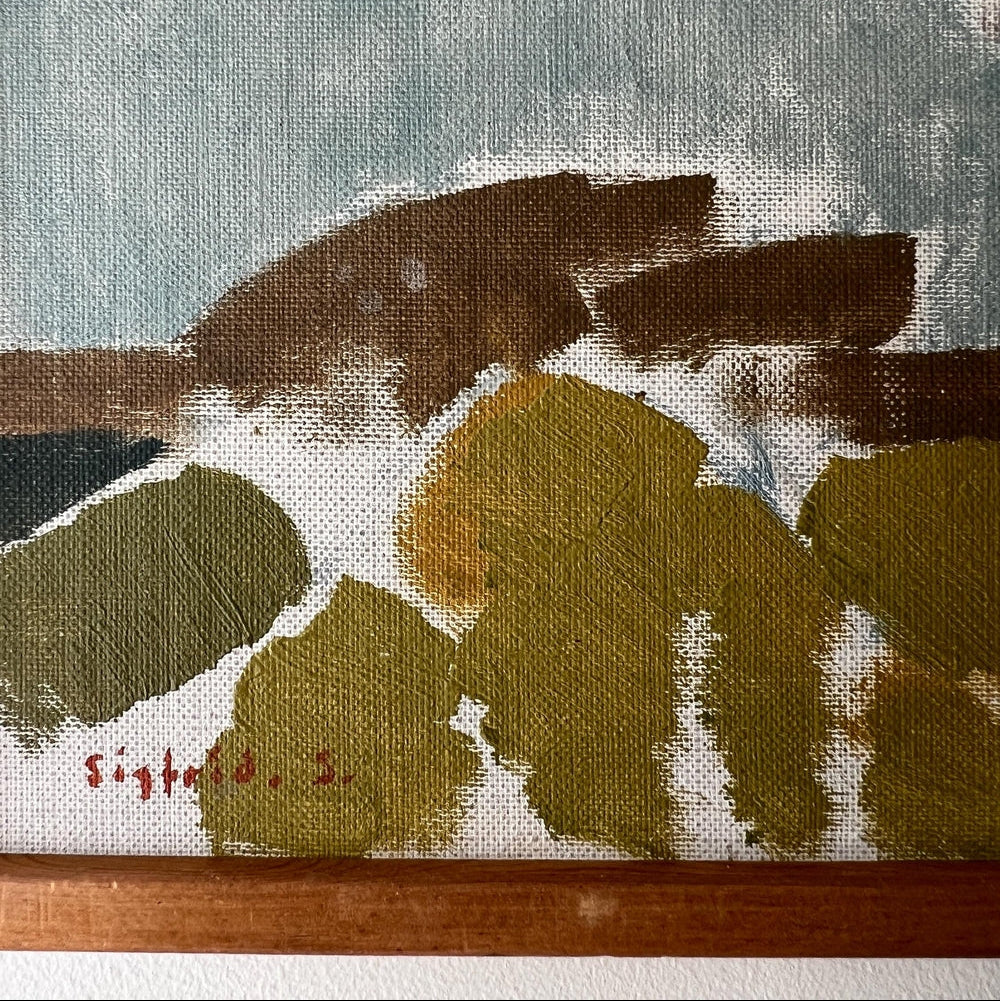 Congo Clouds Oil Painting