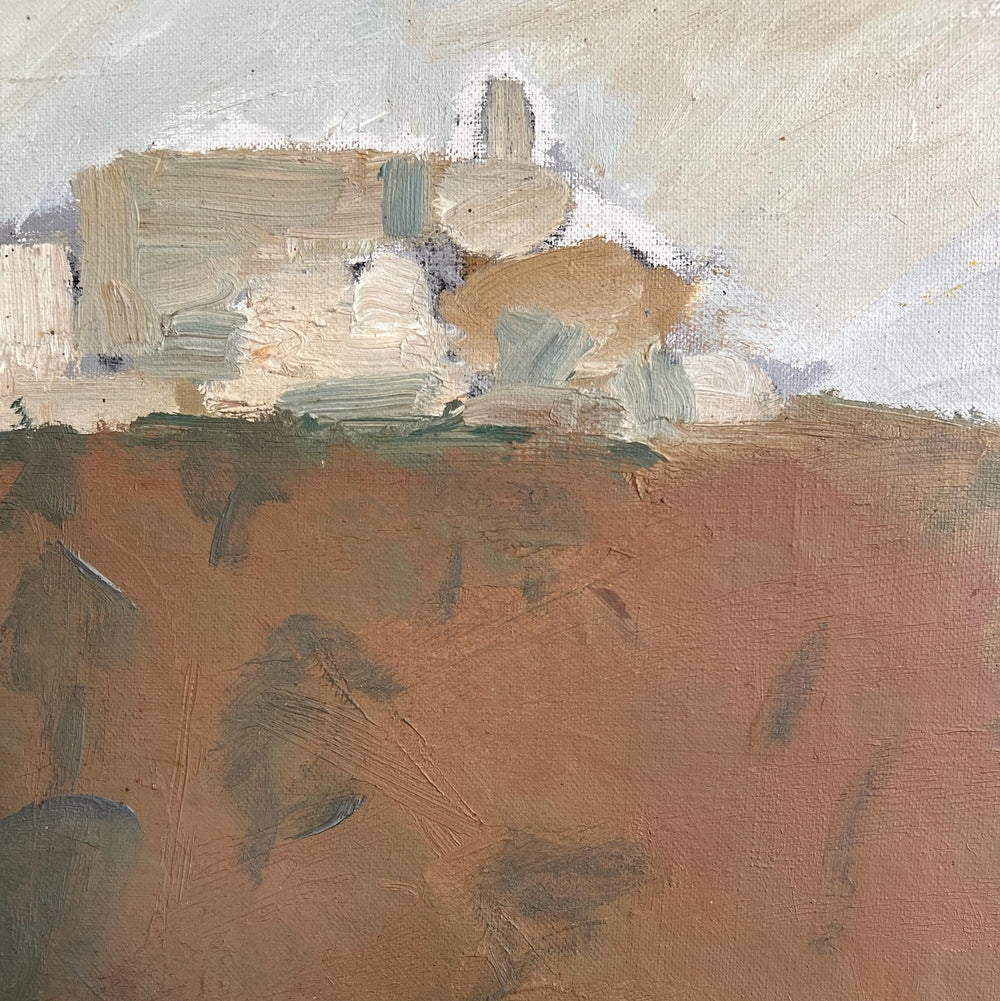 Spanish Hilltop Oil Painting