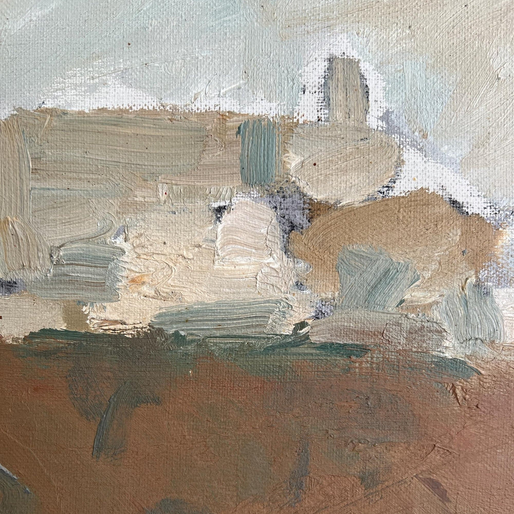 Spanish Hilltop Oil Painting