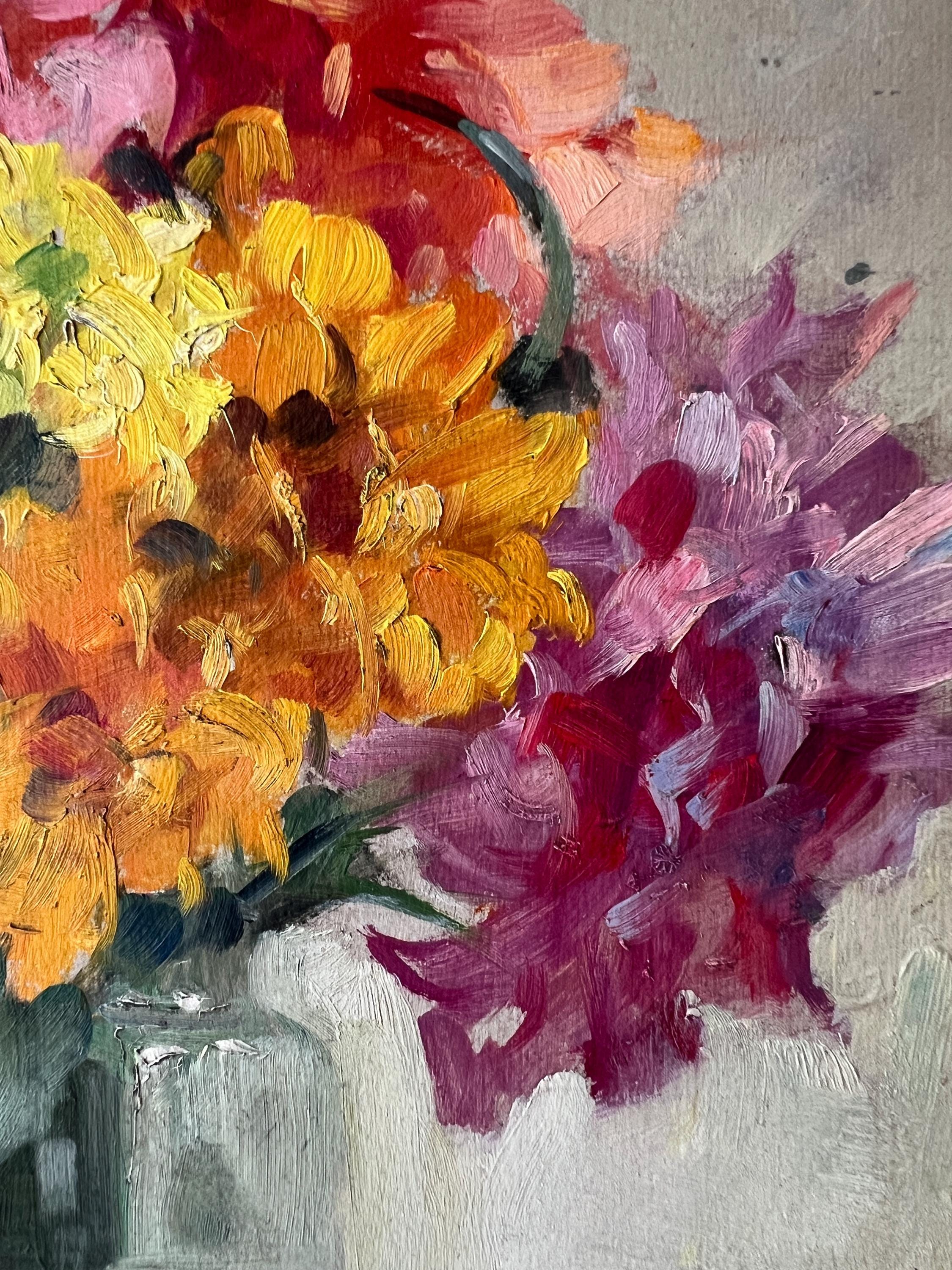 SUNLIT DAHLIAS