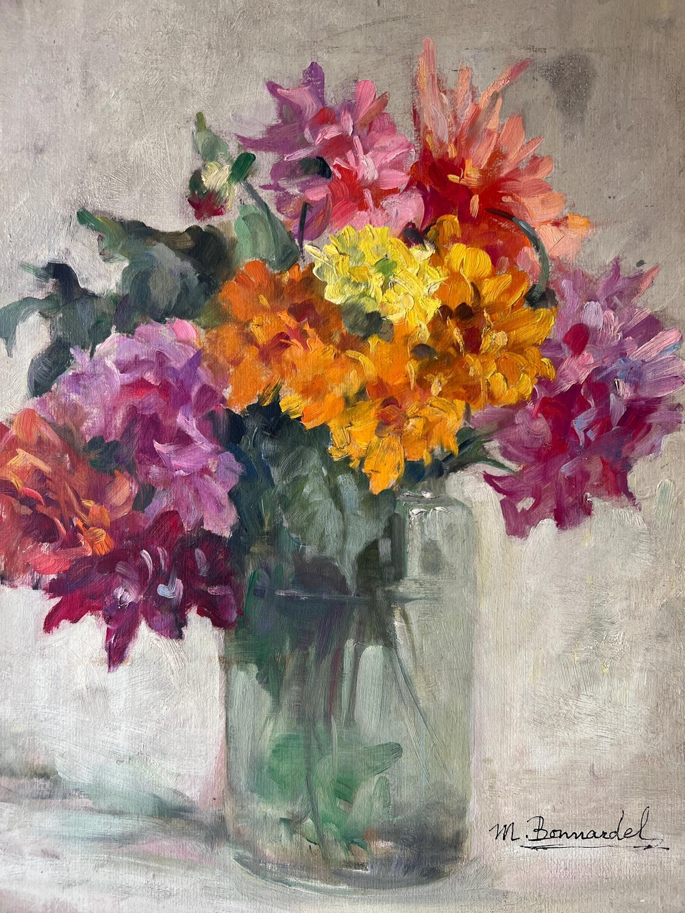 SUNLIT DAHLIAS