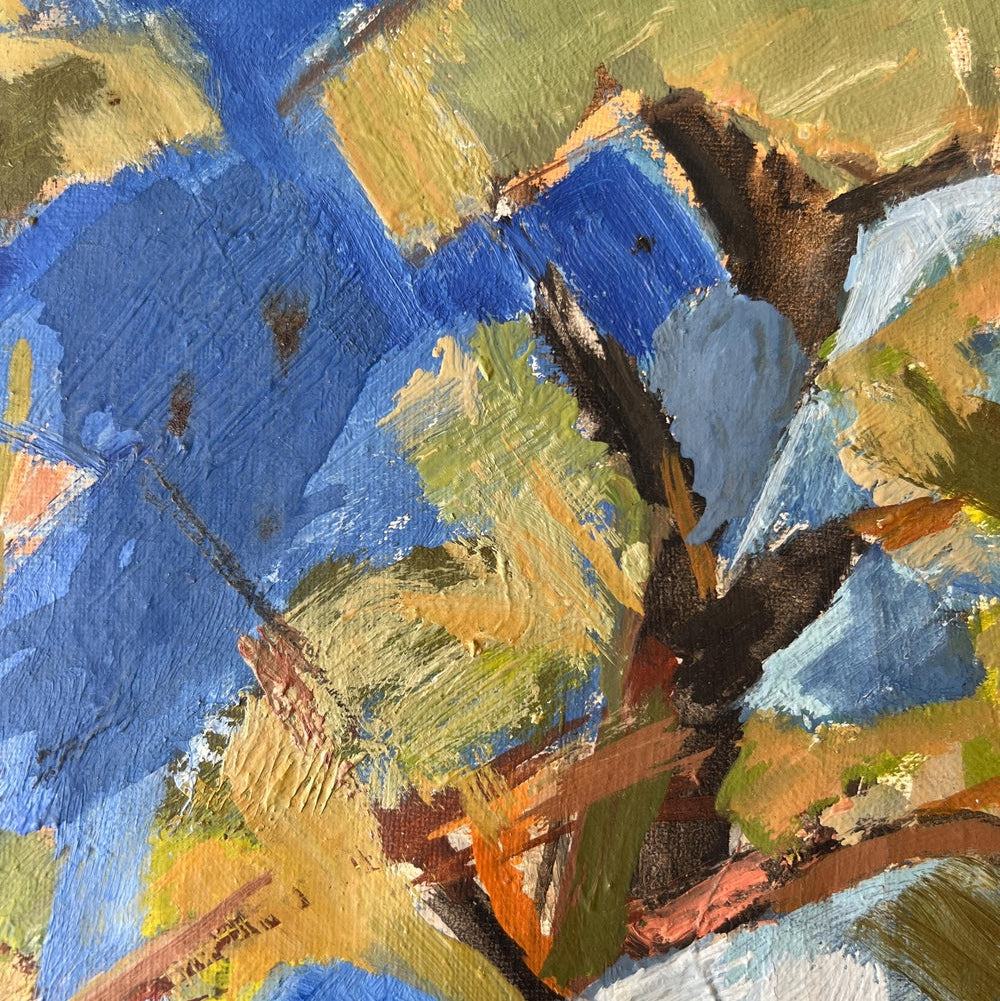 Pine Trees Oil Painting