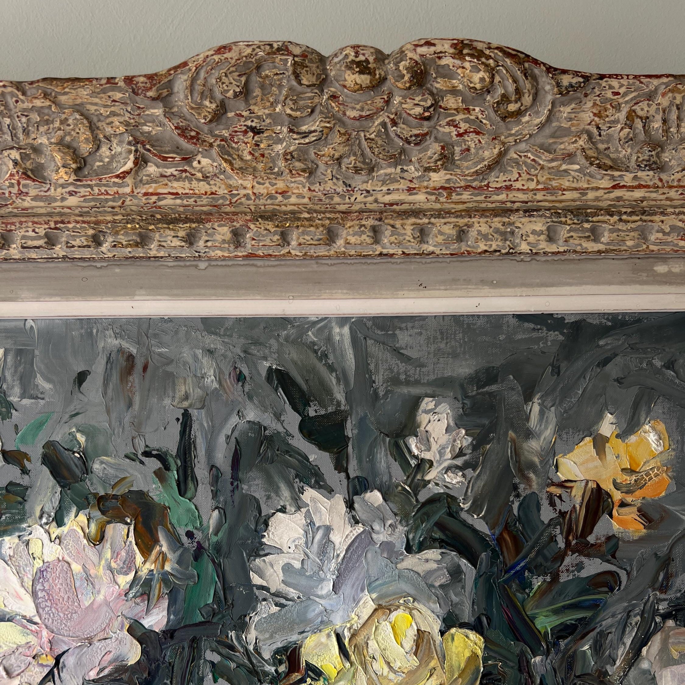 French Roses Oil Painting