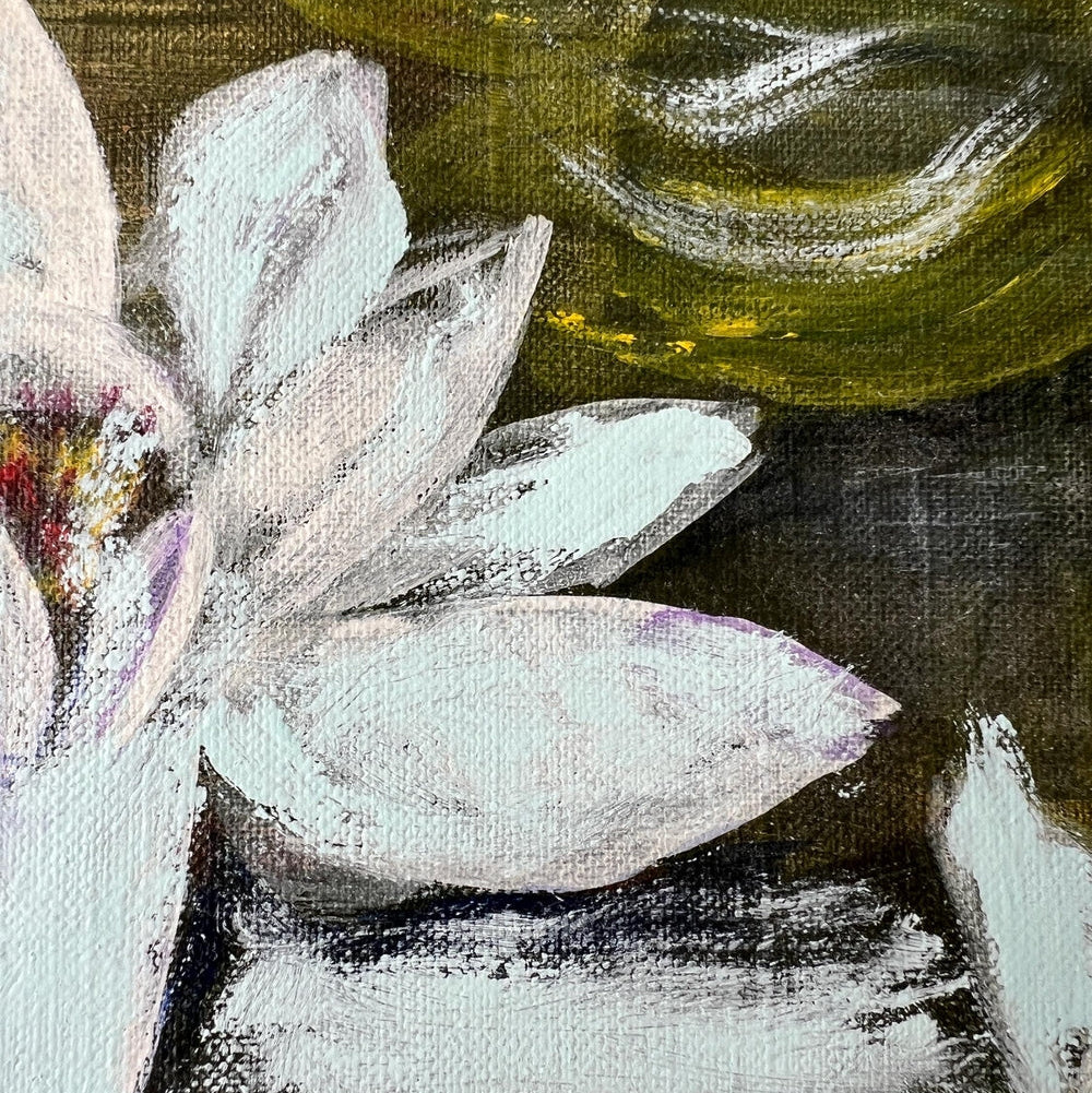 Water Lilies Oil Painting