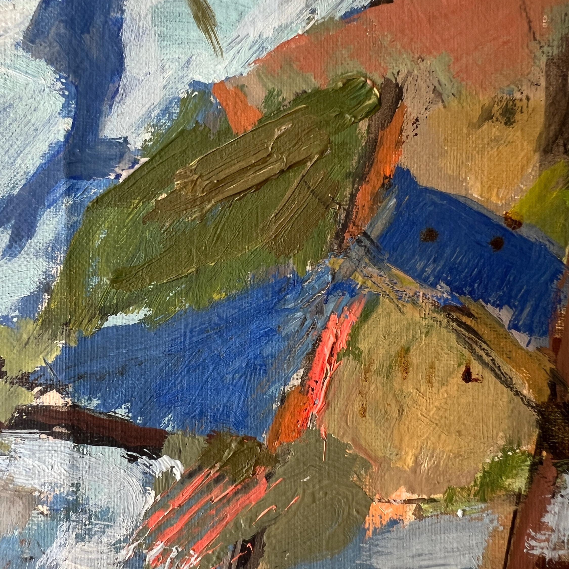 Pine Trees Oil Painting