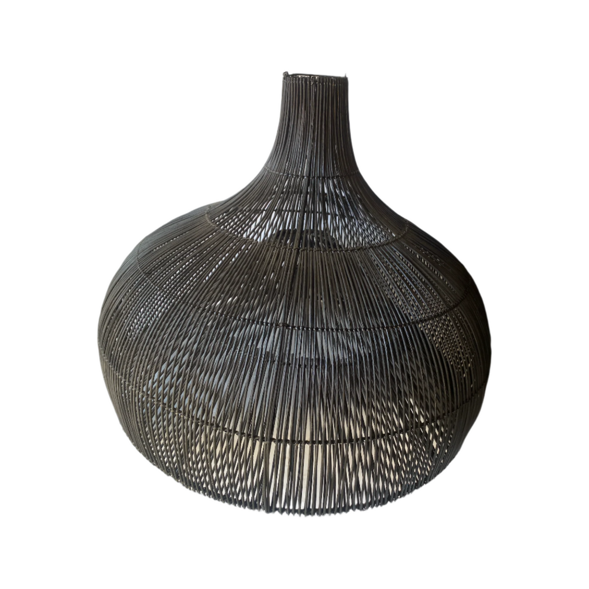 Rattan pendant - black Very Large
