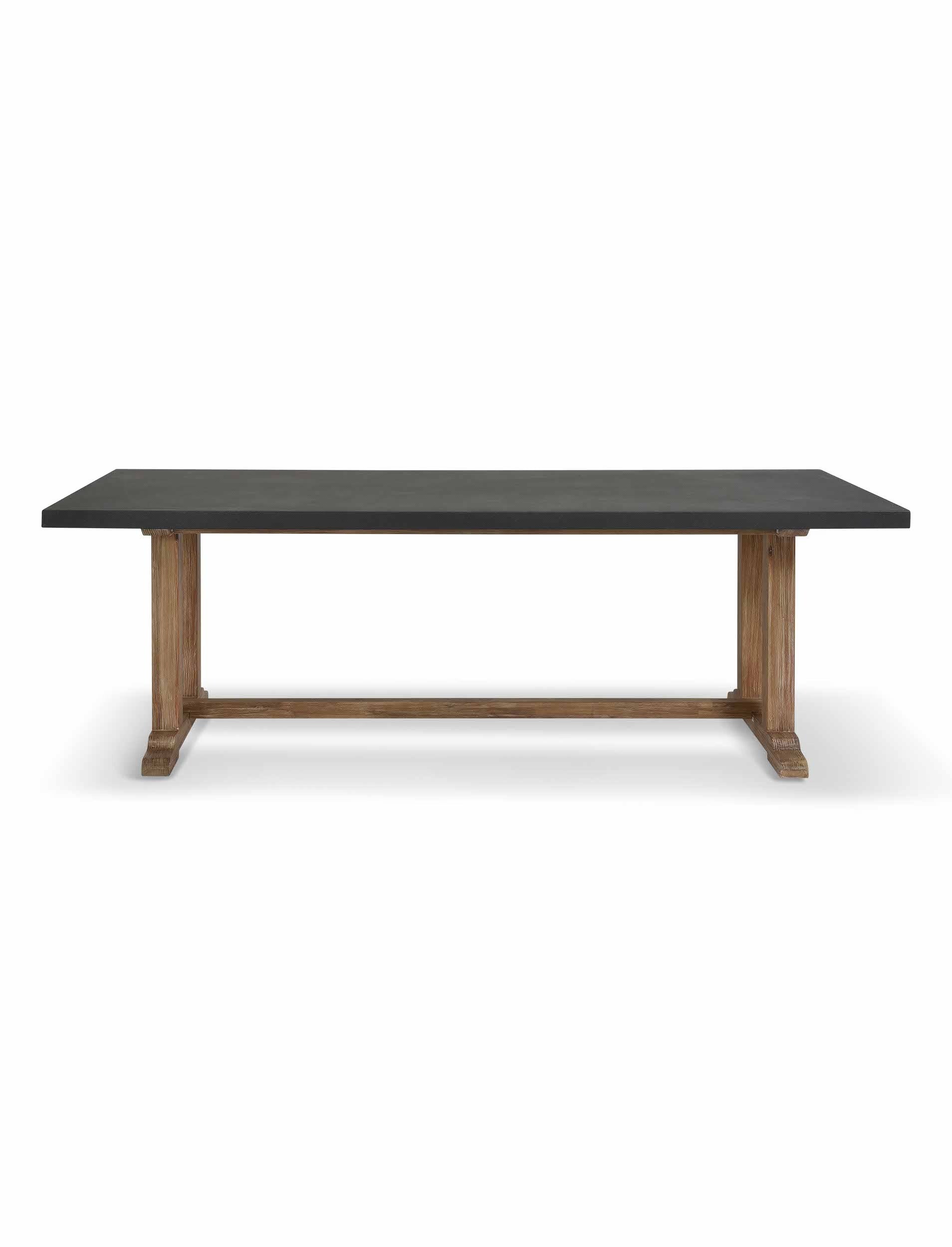 Burcot Dining Table Large Slate Grey