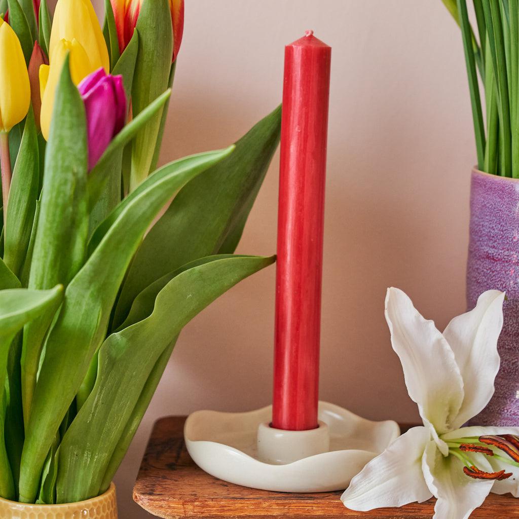 Kenyan Soapstone Candle Holder 'Natural'