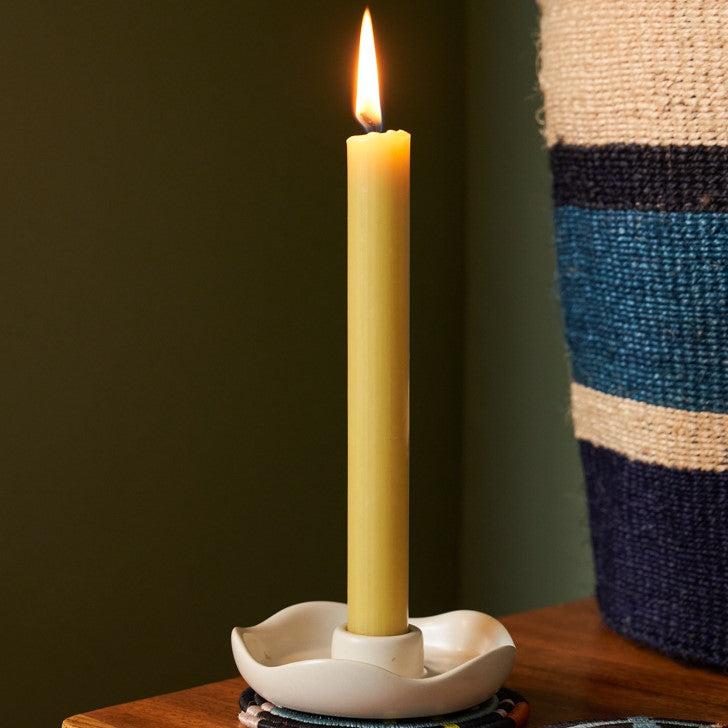 Kenyan Soapstone Candle Holder 'Natural'