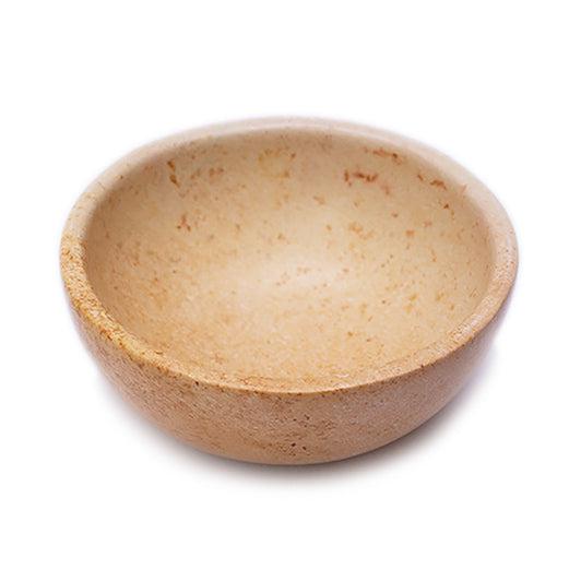 Kenyan Soapstone Hand Carved Small Bowl 'Marbled Pink'
