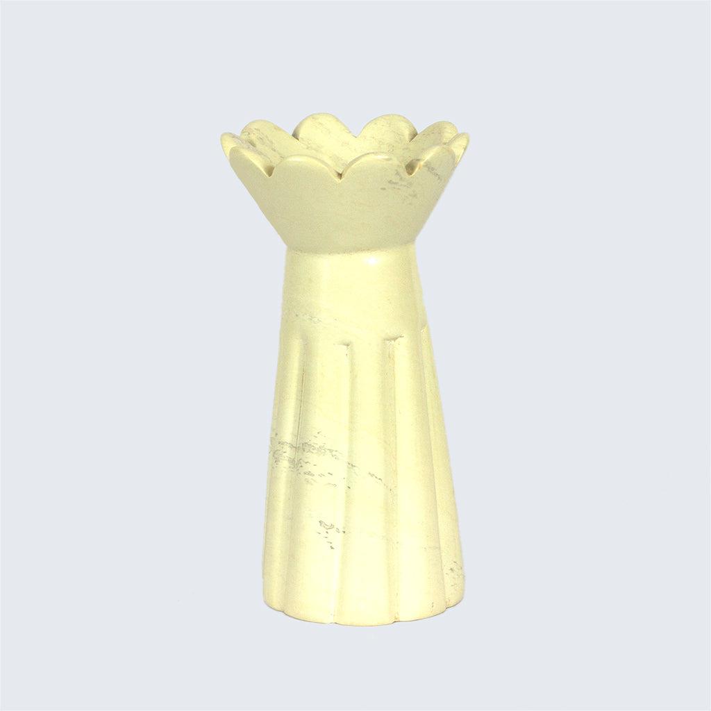 Kenyan Soapstone Hand Carved Small Vase 'Daisy'