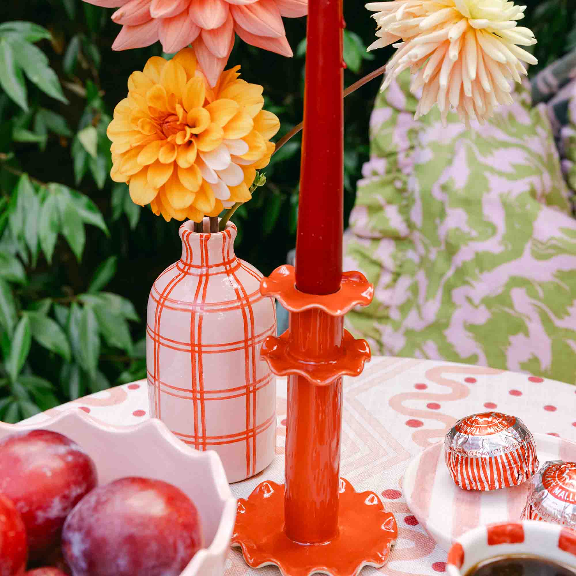 Gingham Oil Bottle