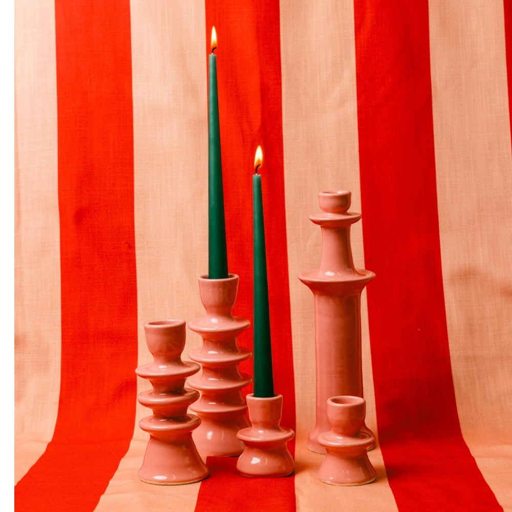 Tall Ceramic Candlestick