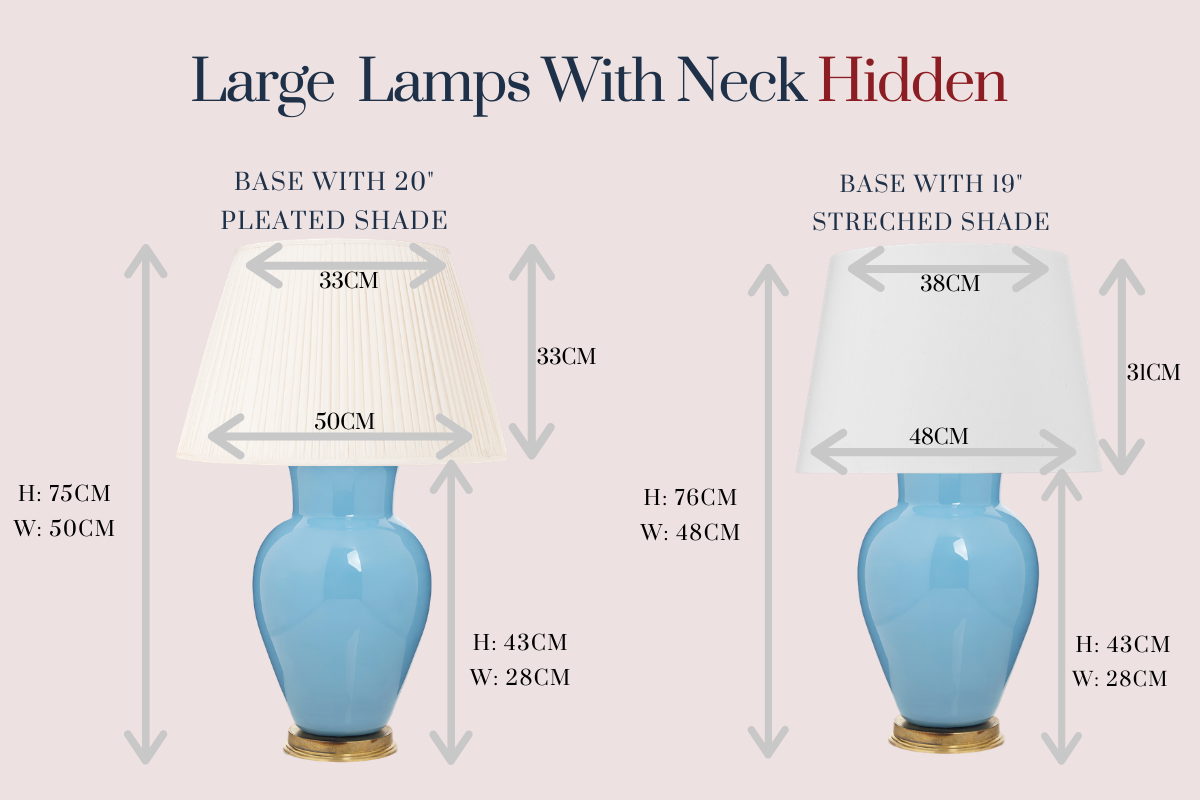BIRDS EYE VIEW LAMP BASE IN LARGE