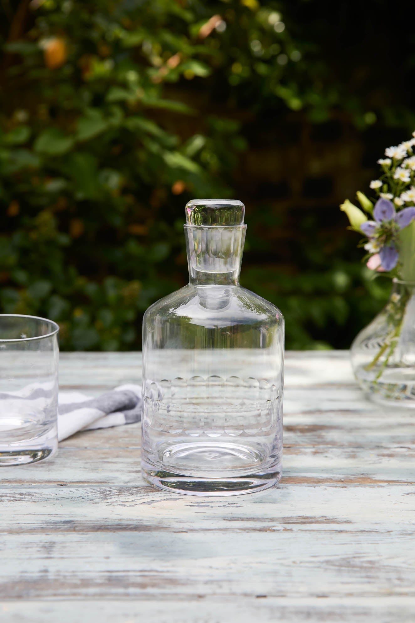 Crystal Decanter | Handcut Lens Design
