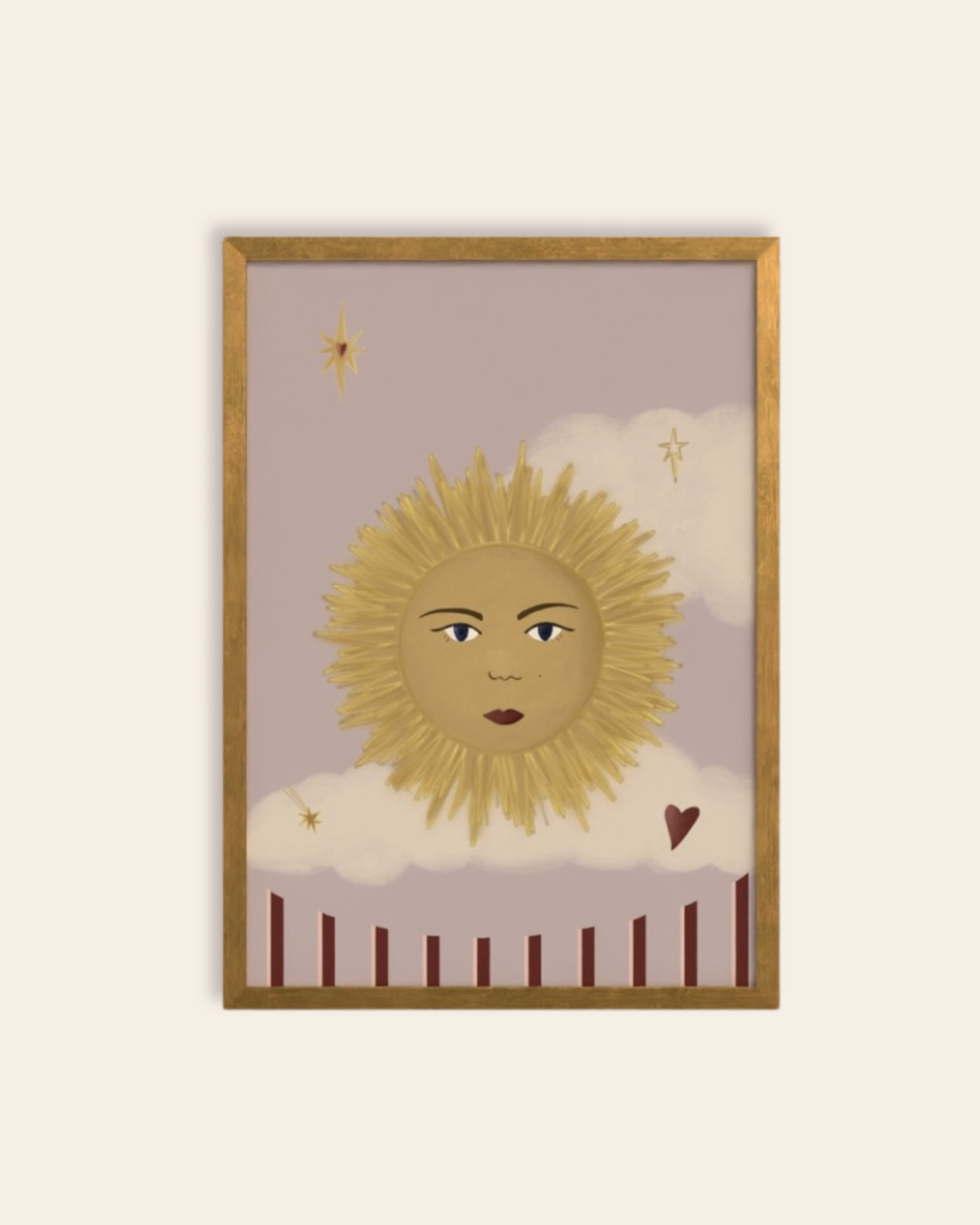 Le Soleil D'Amour Art Print