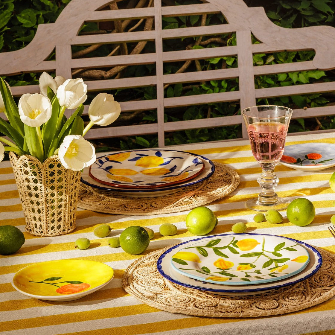 Peaches and Keen Plates | Set of 4