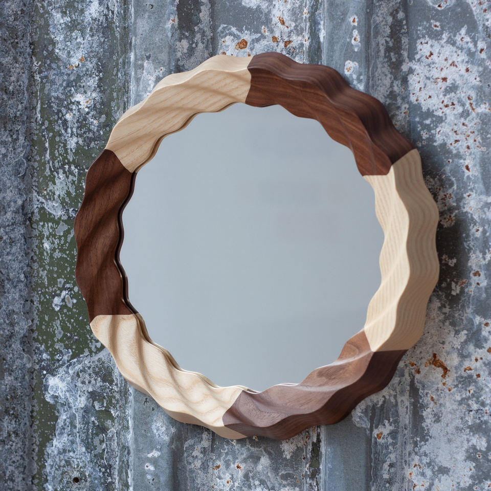 Kruller Extra Mirror | Ash & Walnut