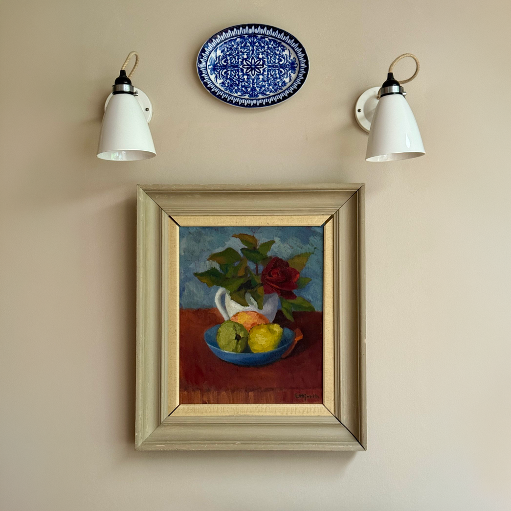 Roses & Fruit Oil Painting