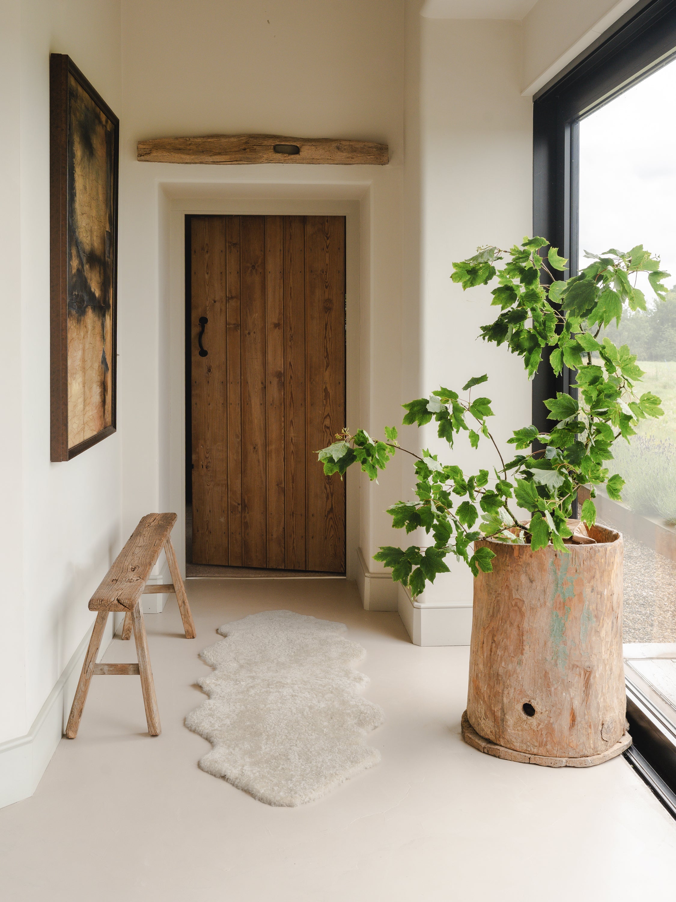 Double Shearling Rug | Moonlight