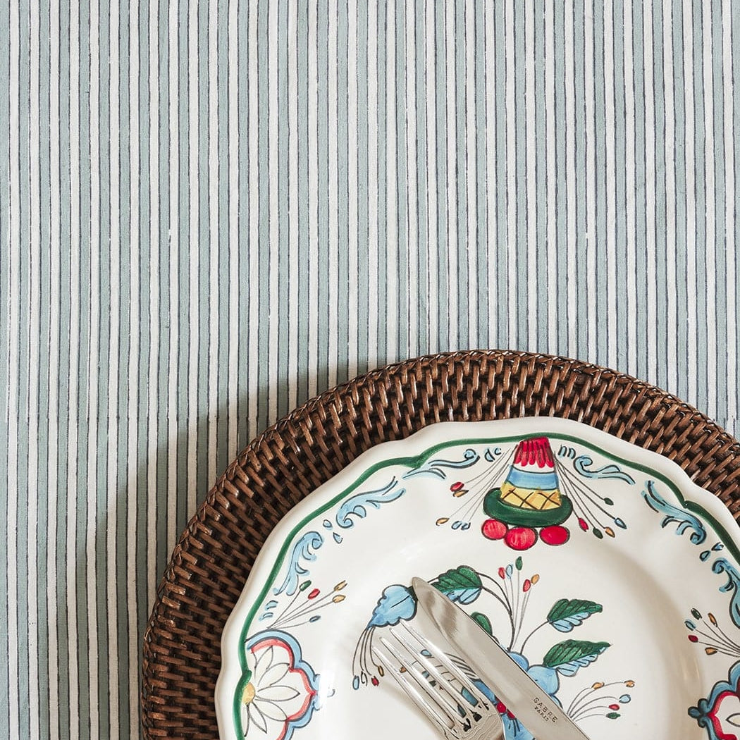 Nautical Daze Stripe Tablecloth