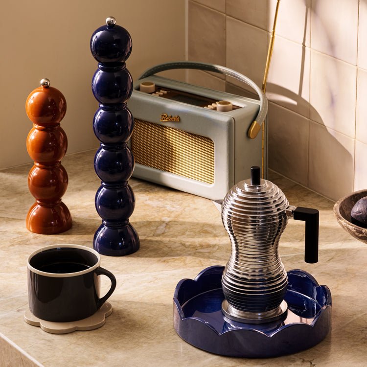 Navy Blue Grande Salt & Pepper Mill