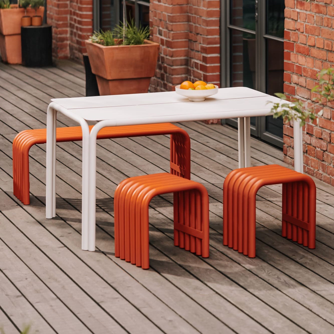 Nokk Stool | Orange