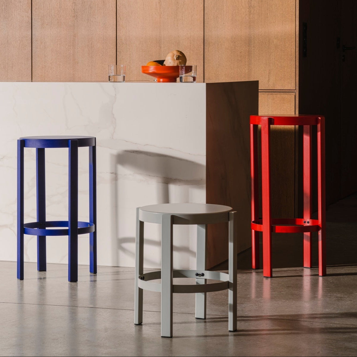 Doon Bar Stool Large | Tomato