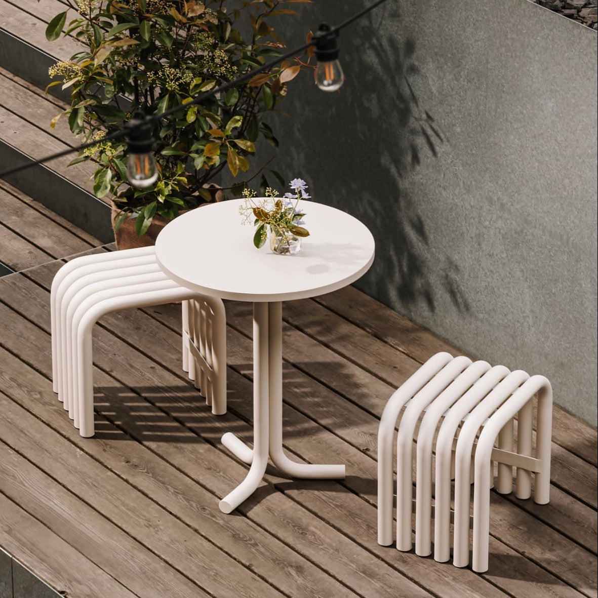 Nokk Cáfe Table | Beige