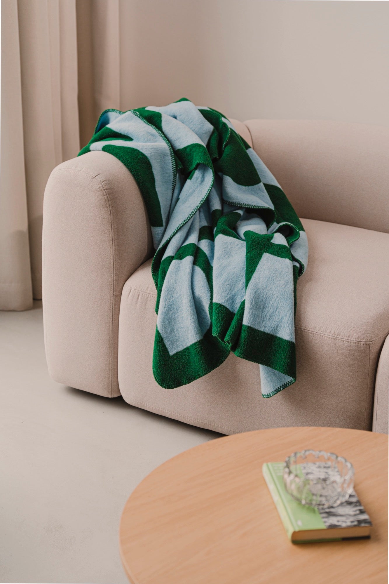 Gilli Throw | Forest Green