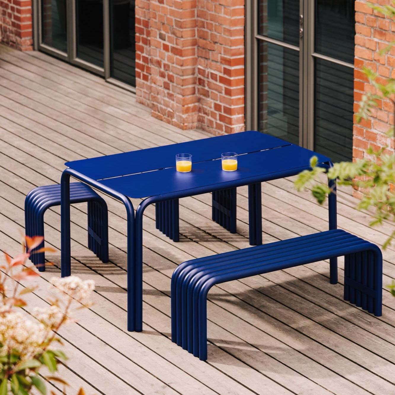 Nokk Steel Bench | Blue