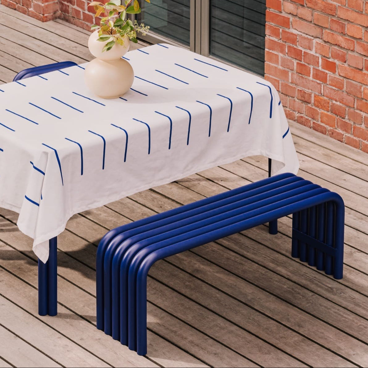 Nokk Steel Bench | Blue