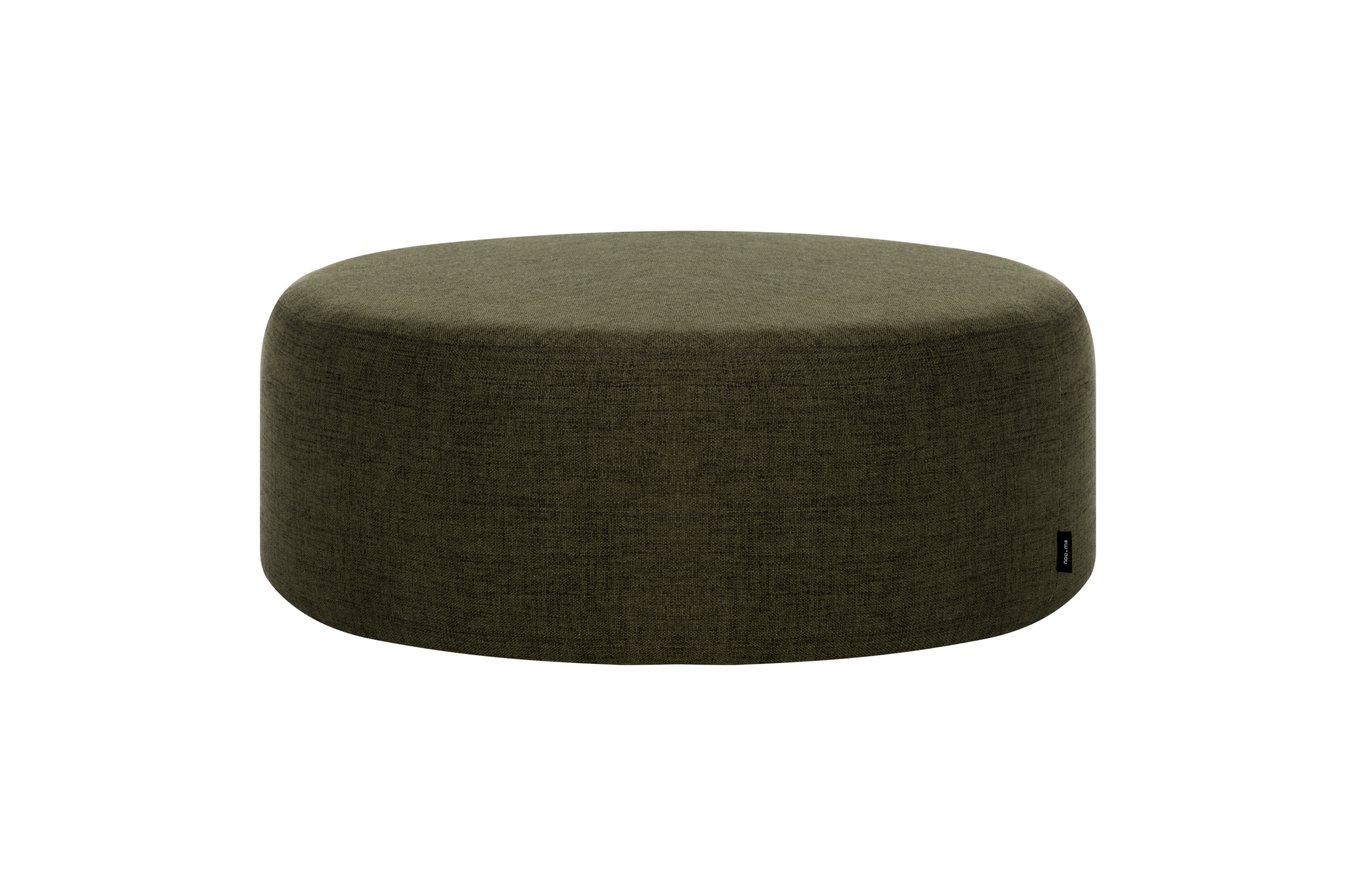 Folk Wide Pouf | Green