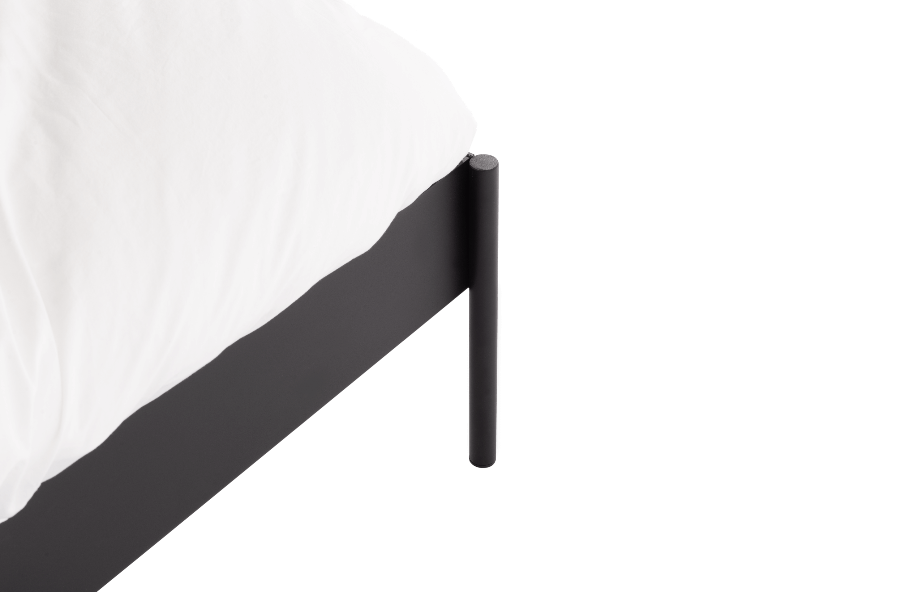Eton Black Steel Bed