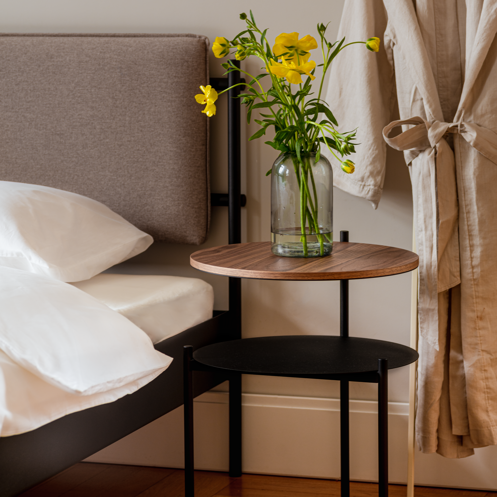 Eton Black Steel Bed