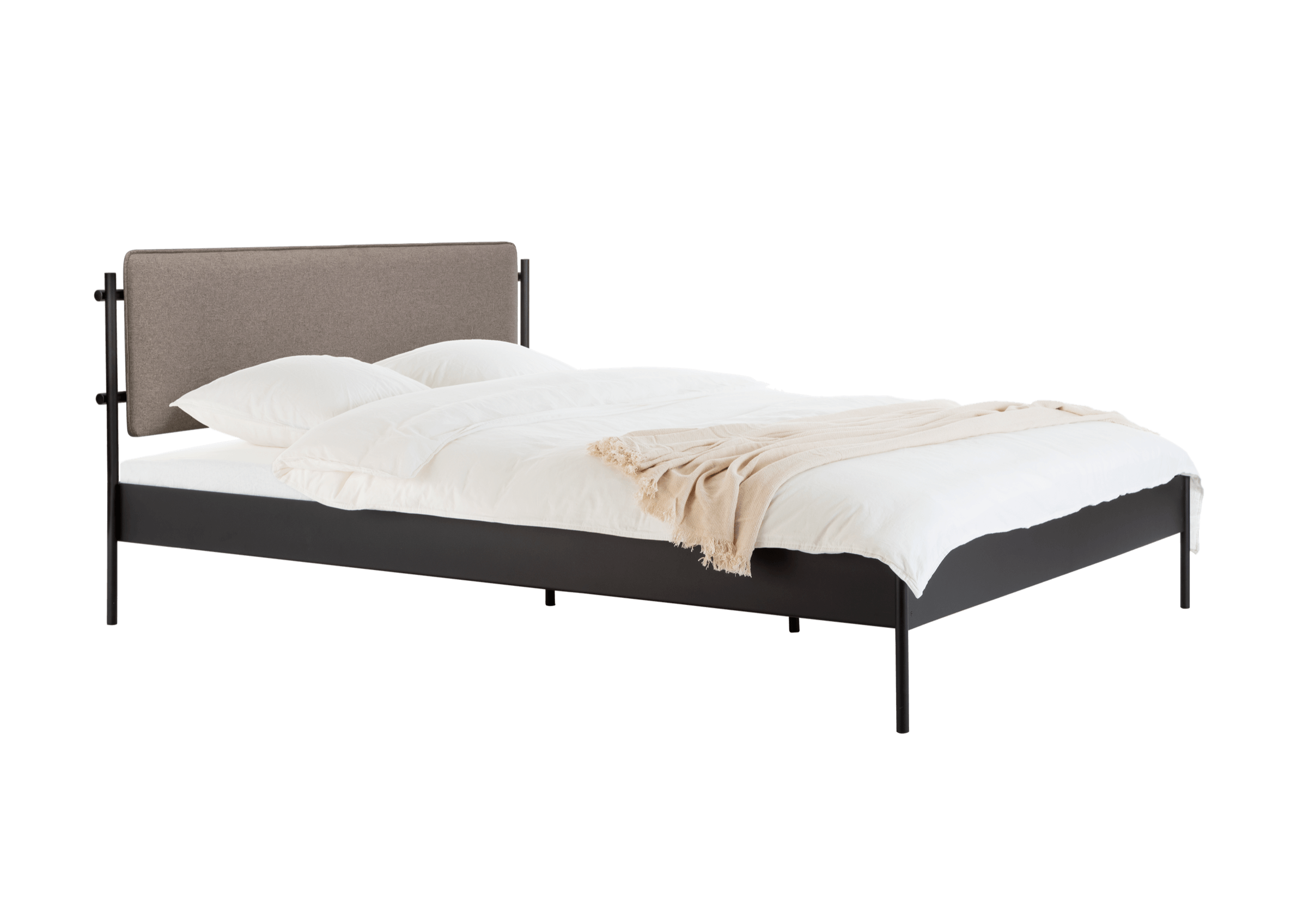 Eton Black Steel Bed