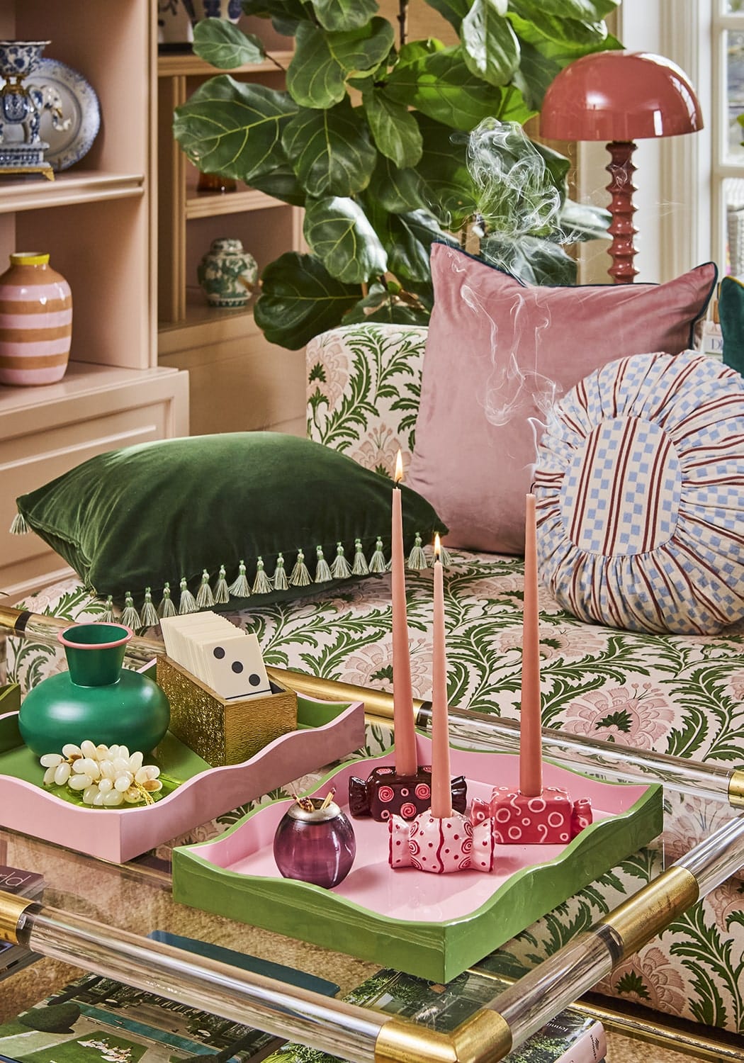 Penny Ribbed Lamp | Terracotta