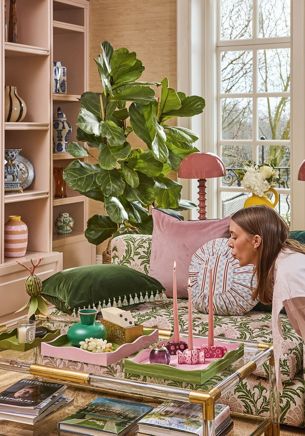 Penny Ribbed Lamp | Terracotta