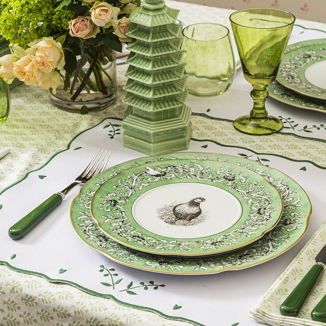 Pheasant Fancy Dessert Plates | Set of 4