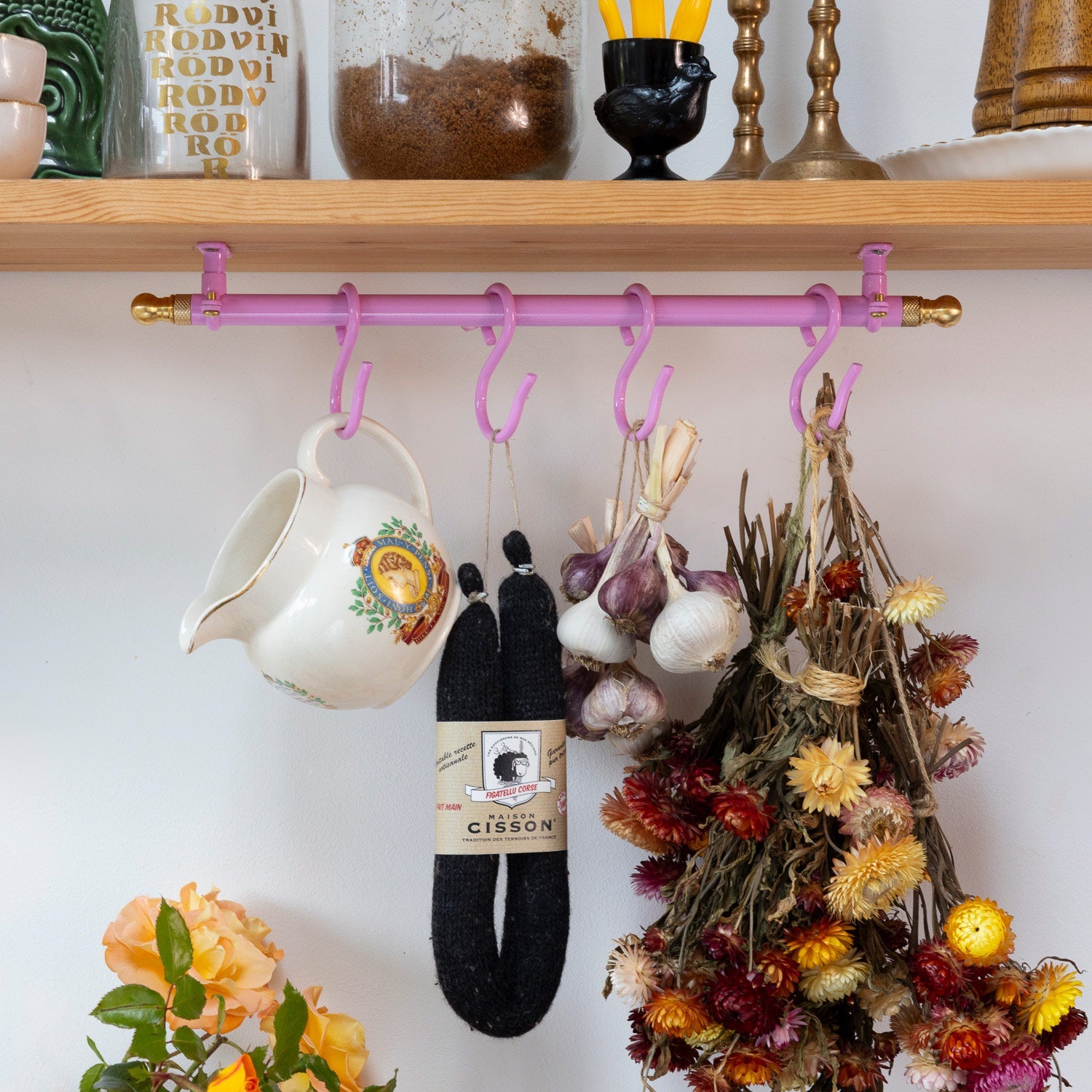 The 40cm Pink Hanging Rail