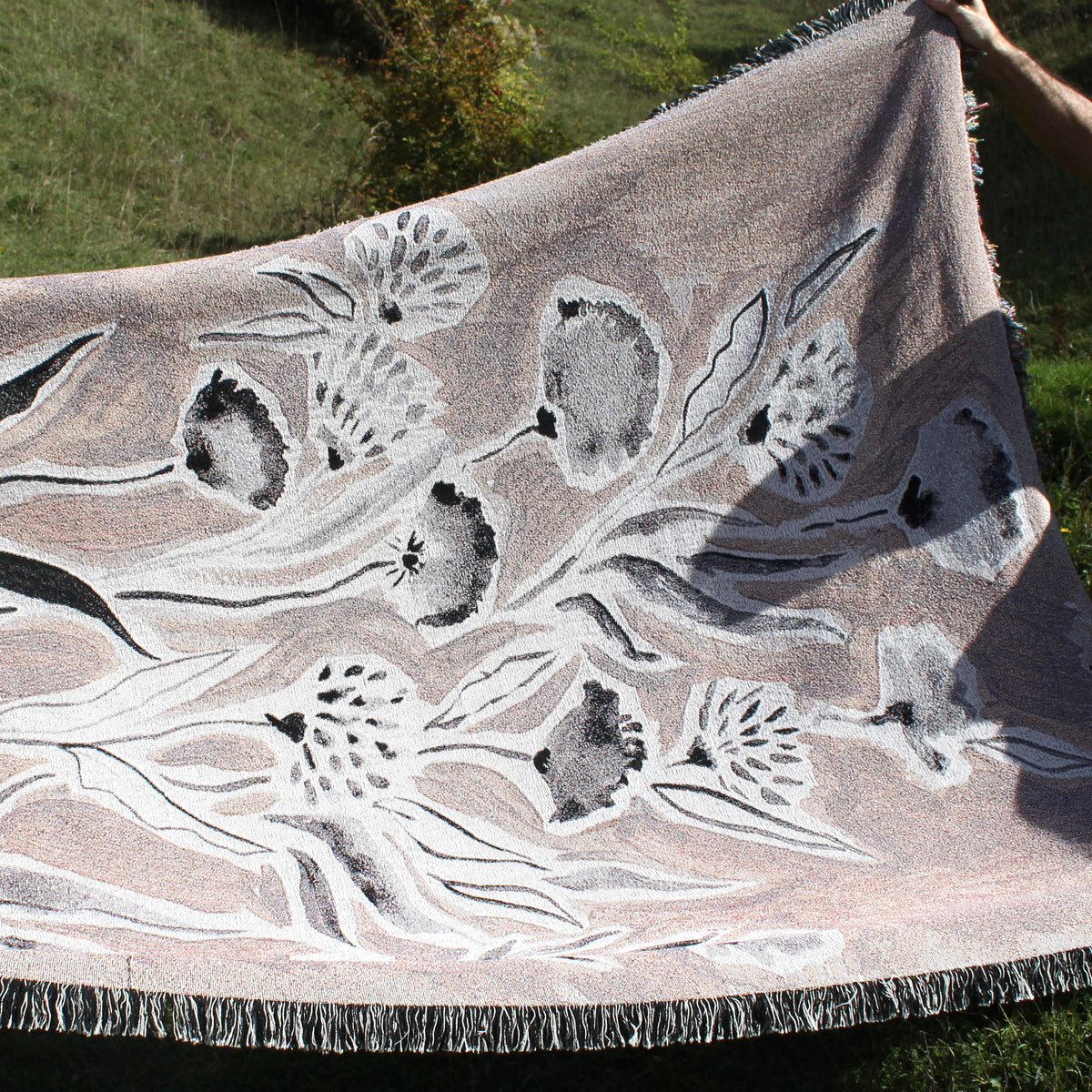 Wishful Pink - Recycled Cotton Woven Throw