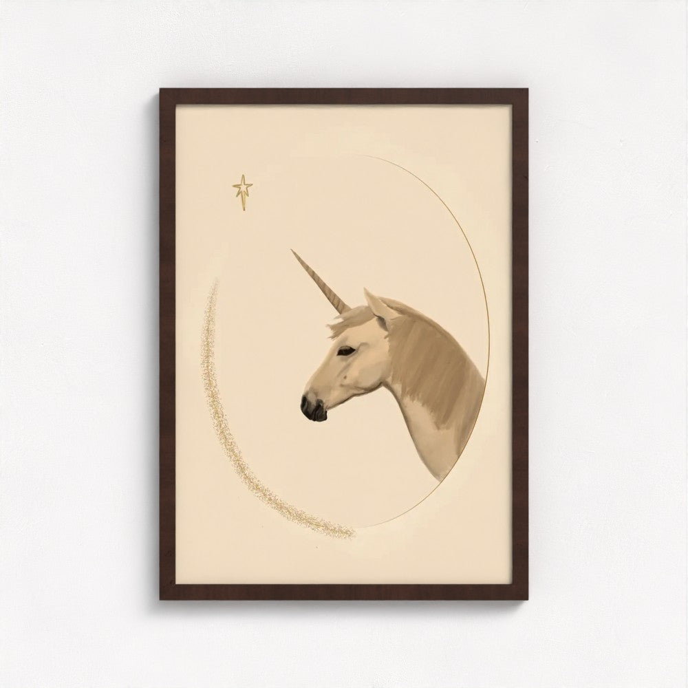 I believe in Unicorns Art Print