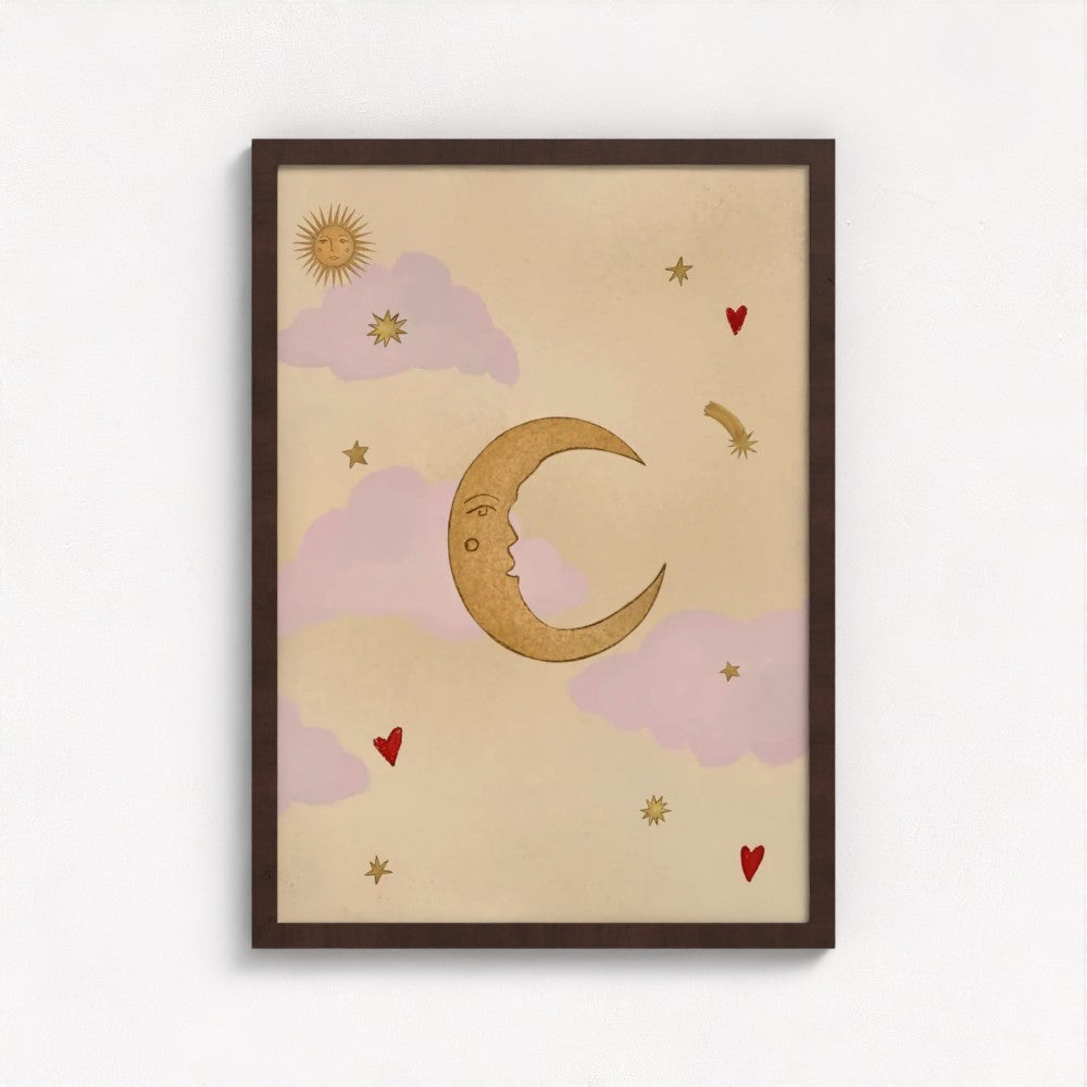 La Lune Art Print