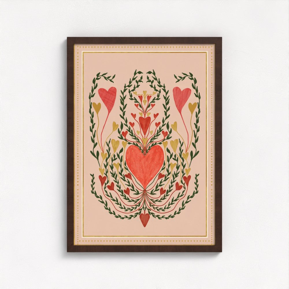 Love in Pink Art Print