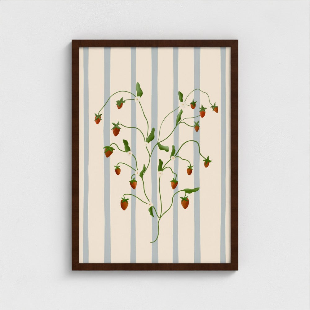 Strawberry Vine Art Print