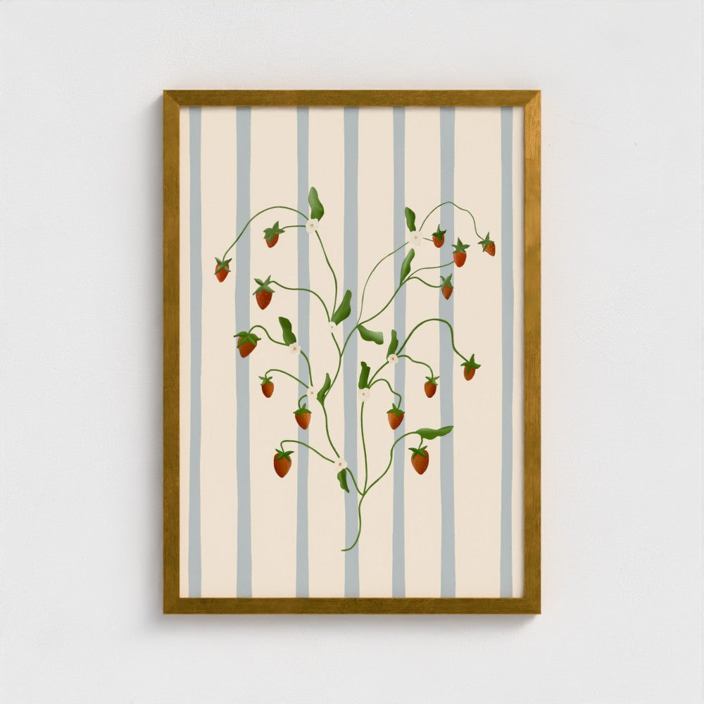 Strawberry Vine Art Print