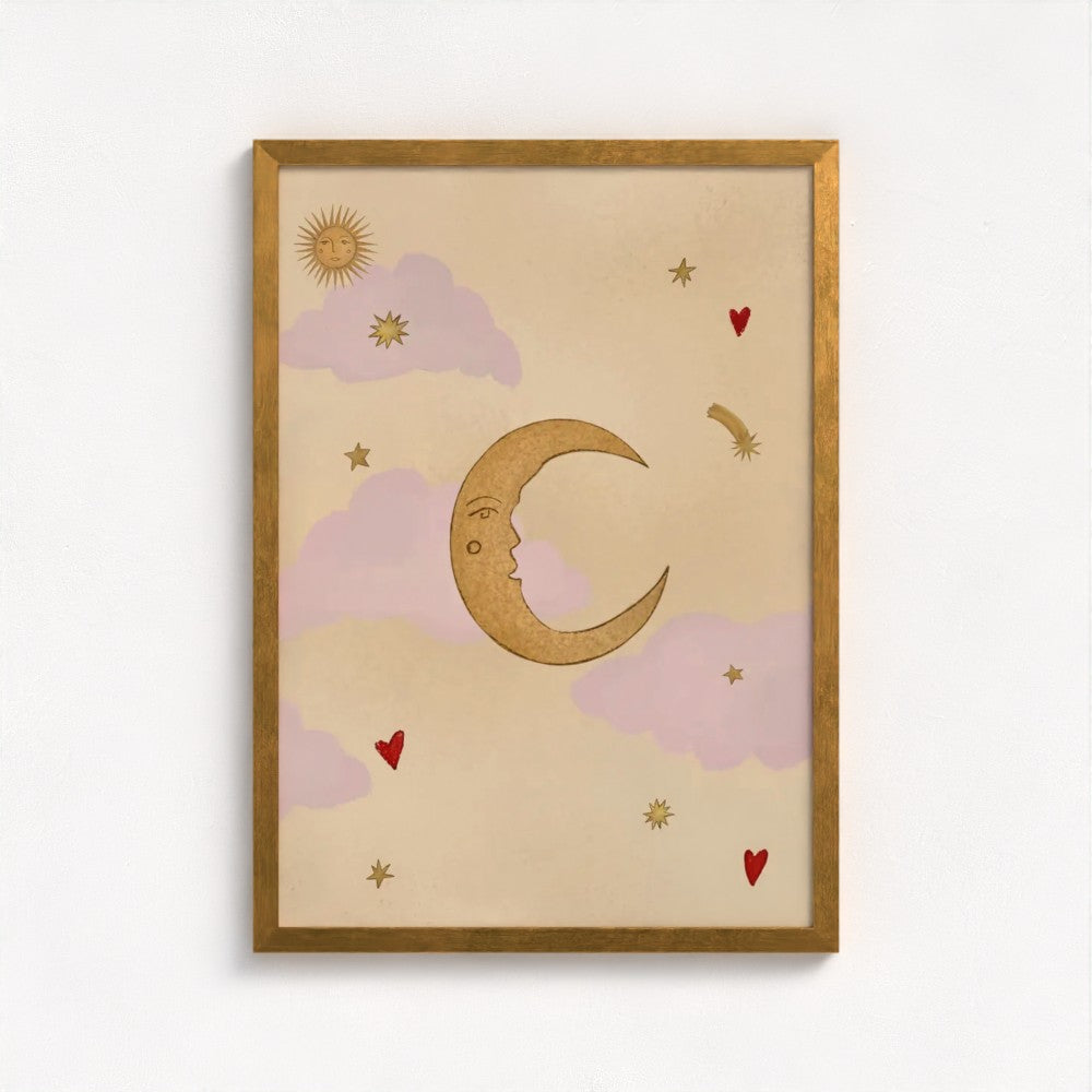 La Lune Art Print