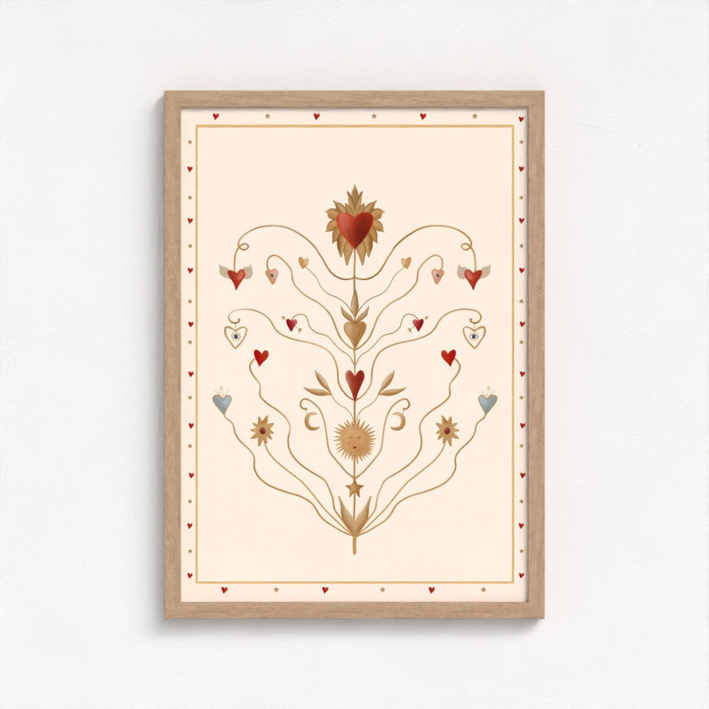 Tree of Love Art Print