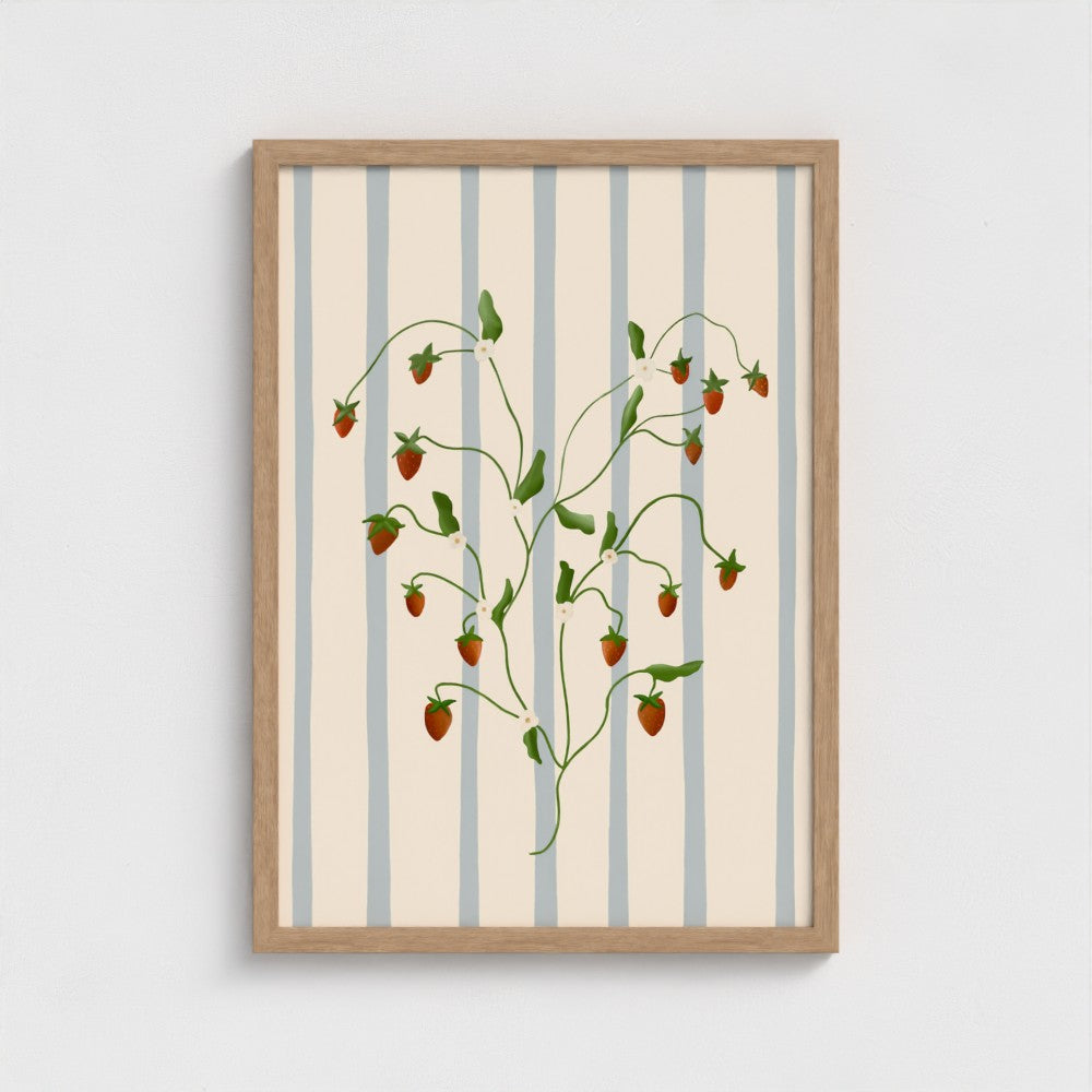 Strawberry Vine Art Print
