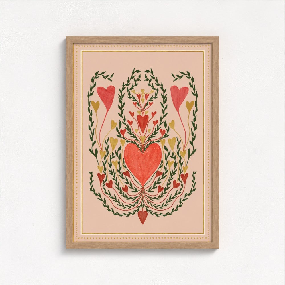 Love in Pink Art Print